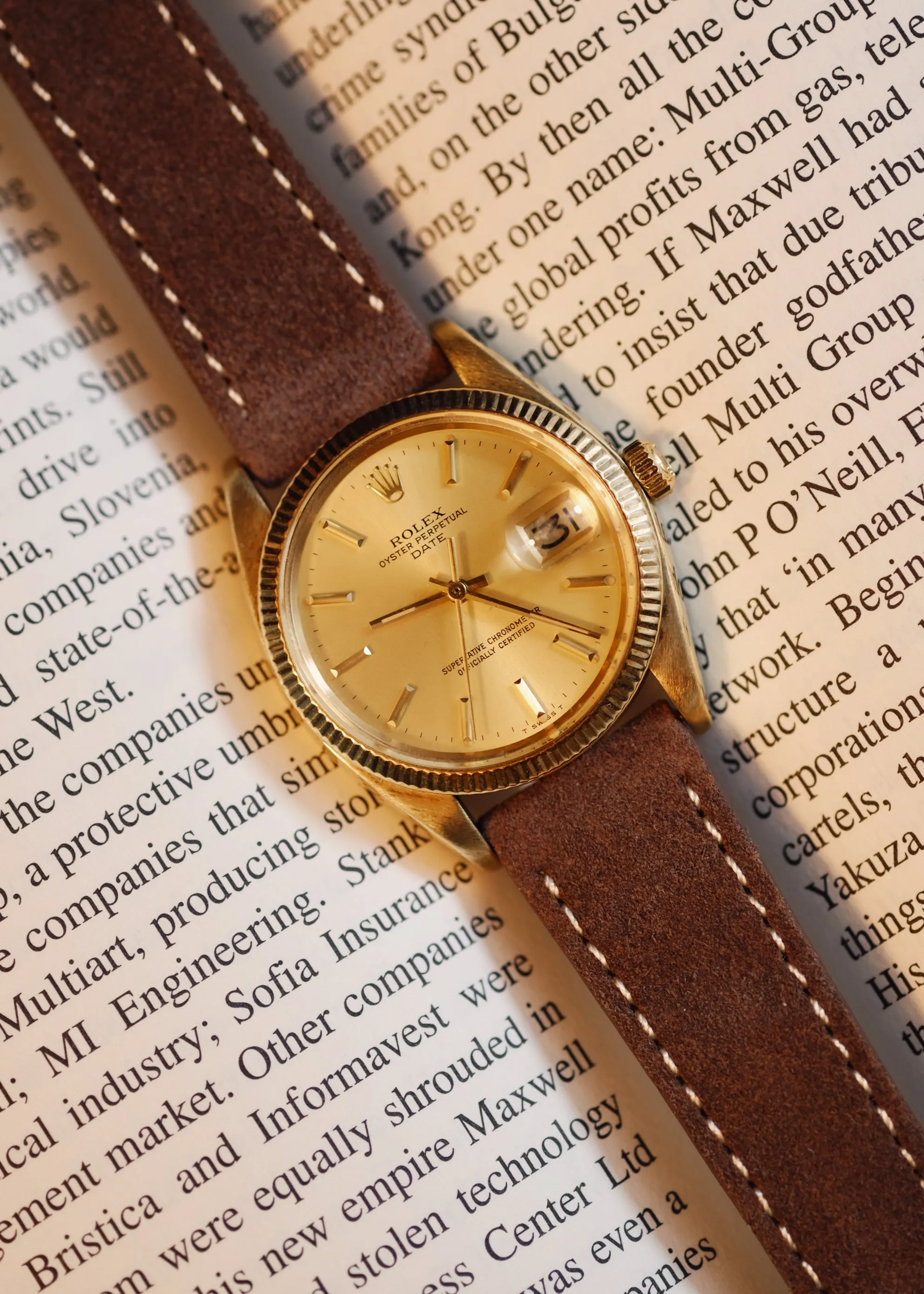Rolex Oyster Perpetual Date 1503 14k Gold - 1976