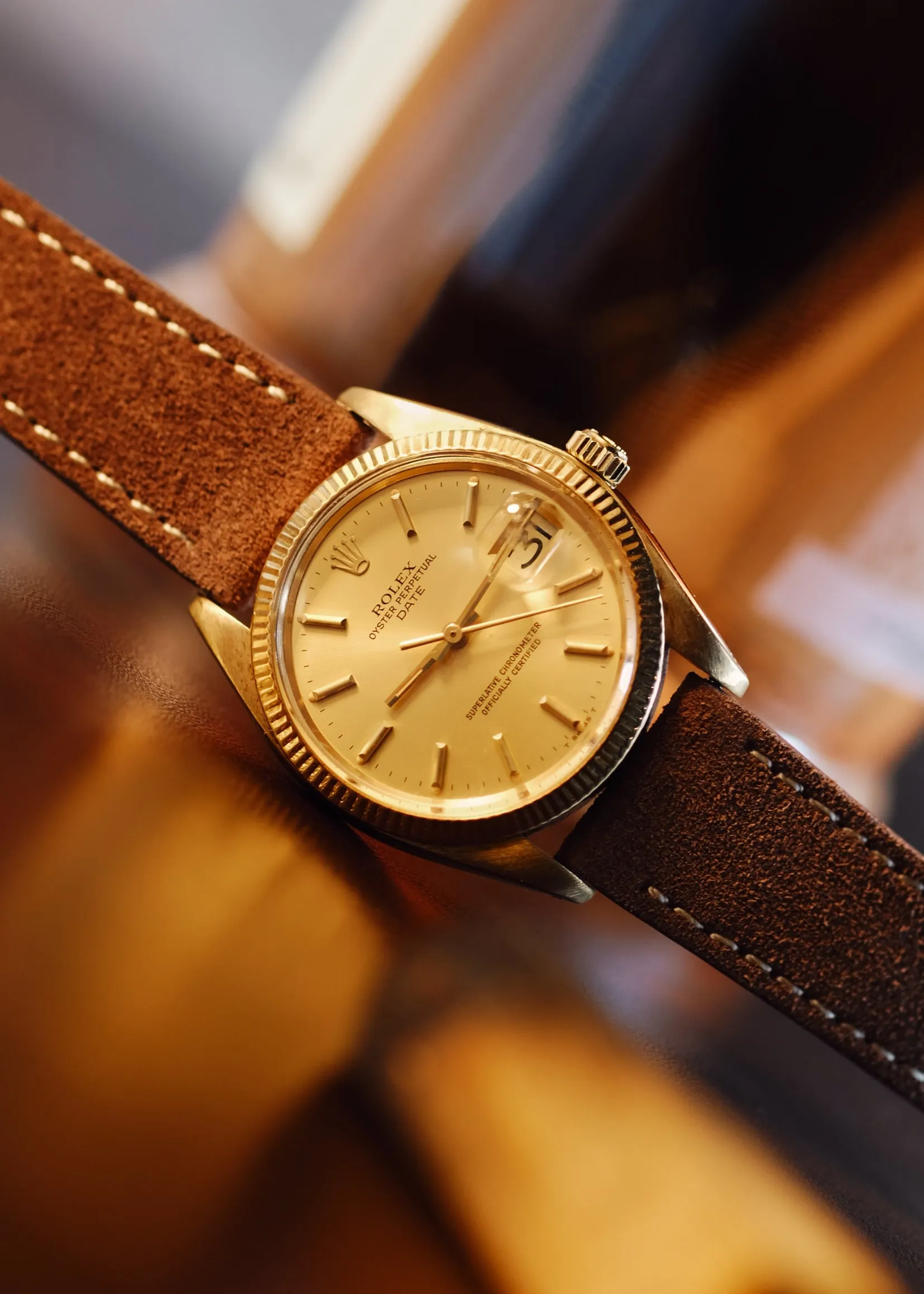 Rolex Oyster Perpetual Date 1503 14k Gold - 1976