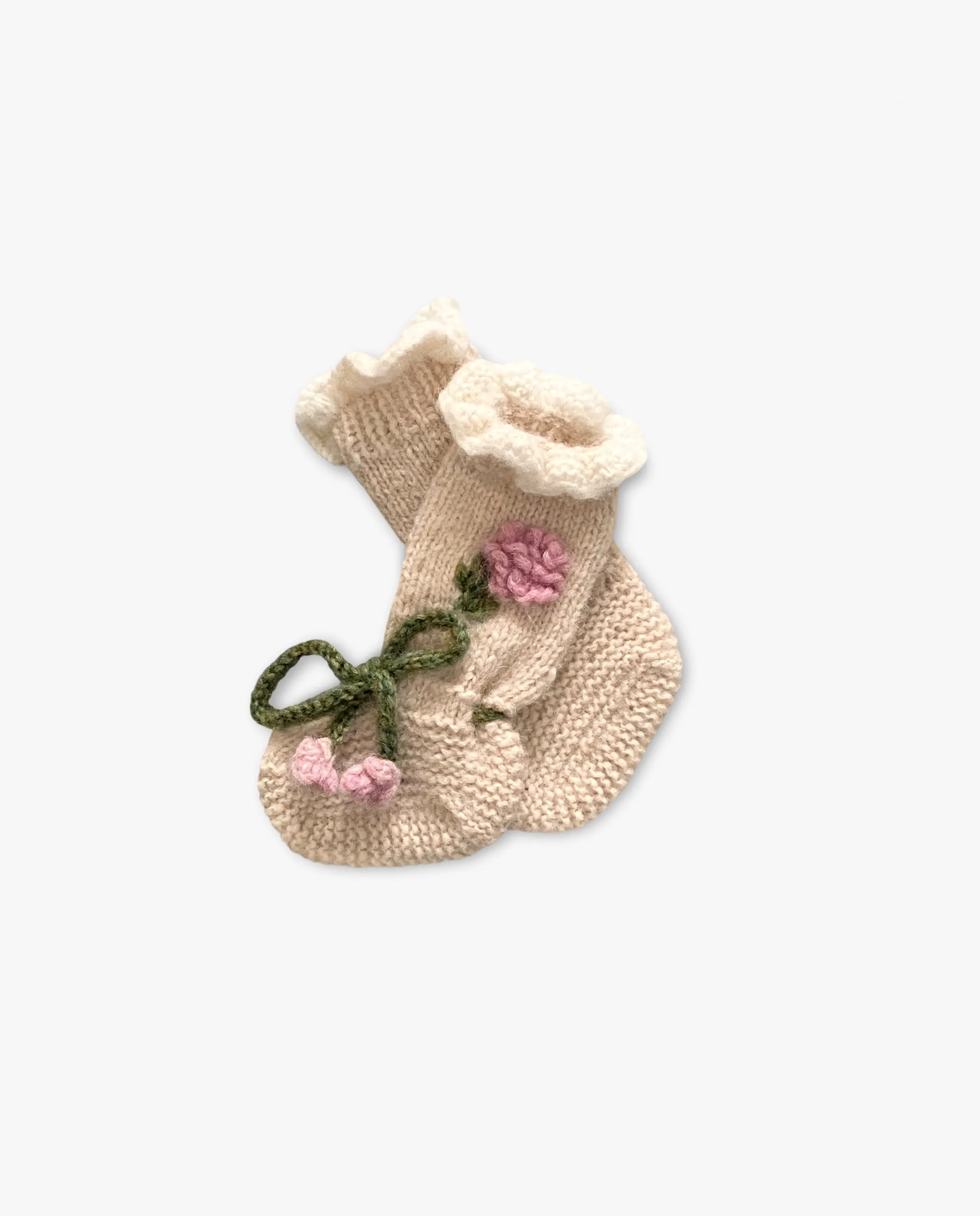 Roses Booties | Wheat