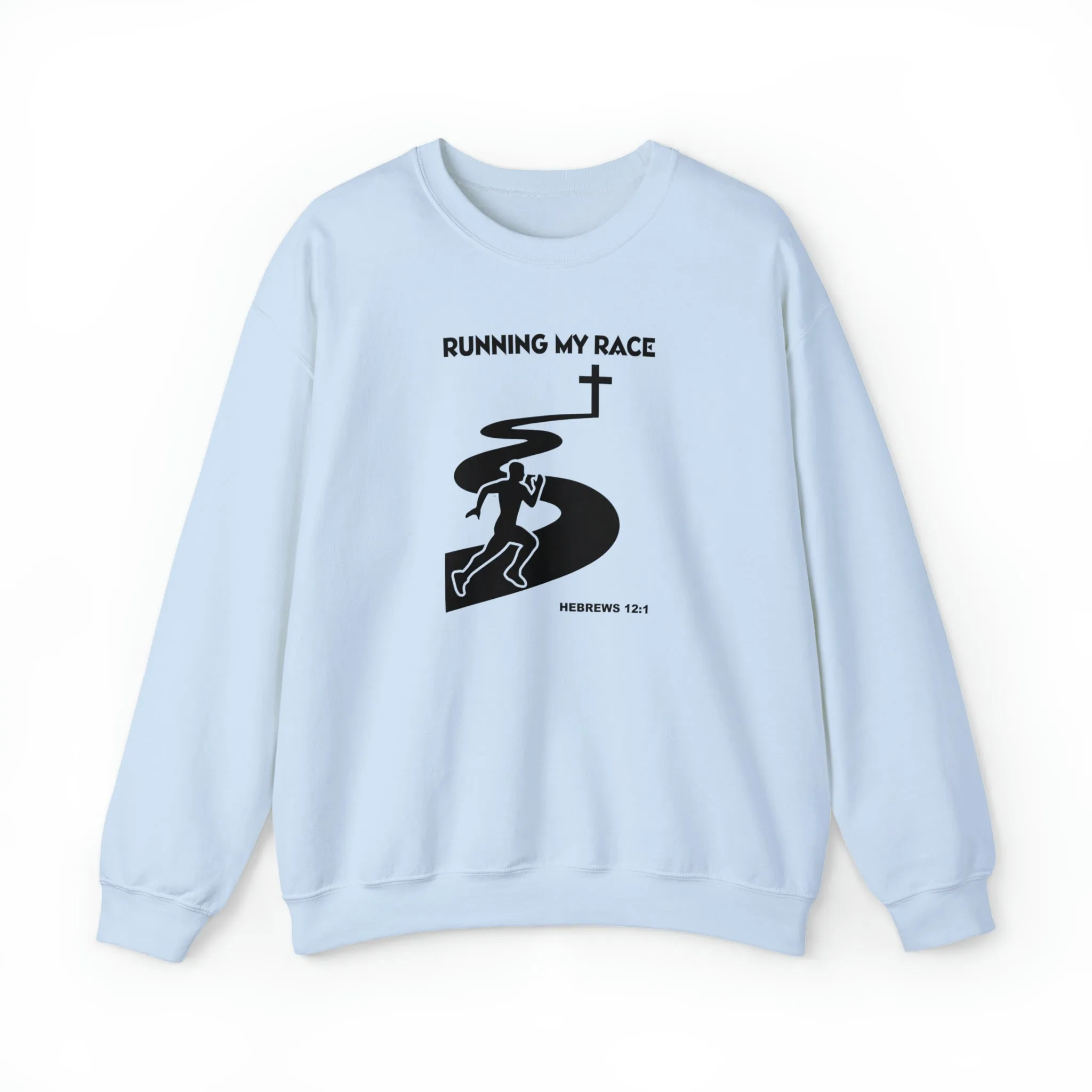 Running My Race Men’s Unisex Heavy Blend™ Crewneck Sweatshirt