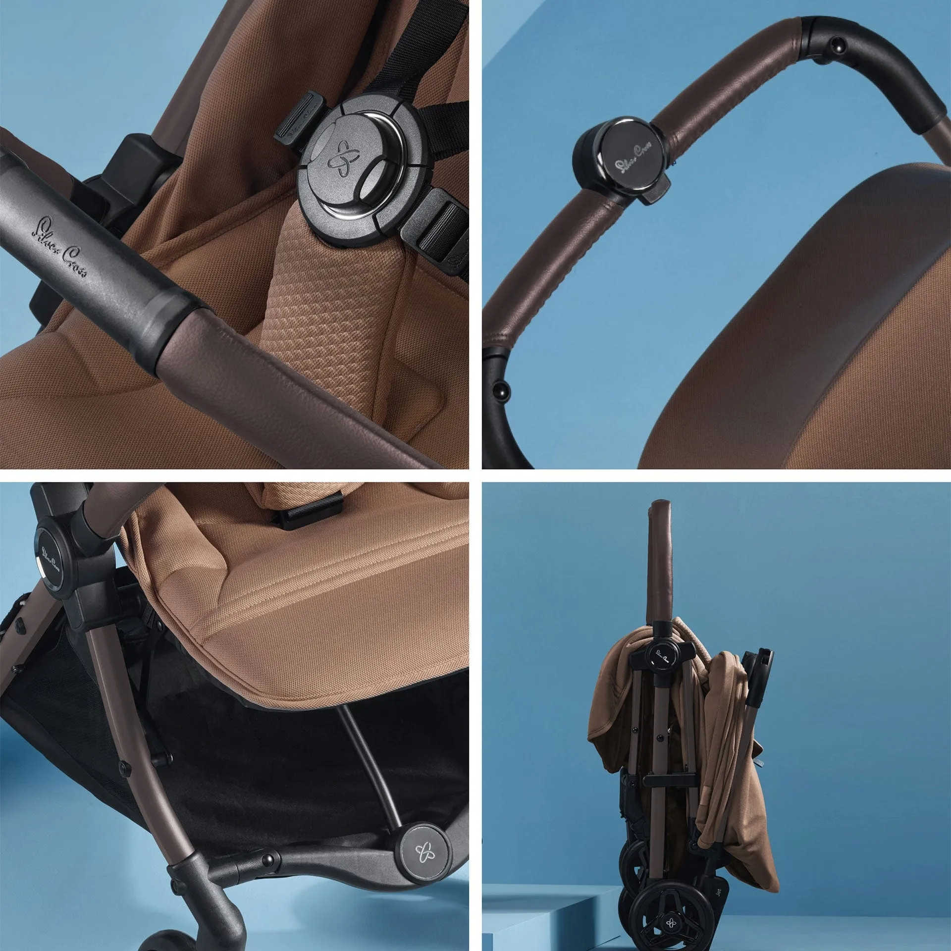 Silver Cross Jet 5 Pushchair in Cinnamon