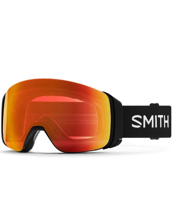 Smith 4D MAG Goggle Black/ChromaPop Everyday Red Mirror    Bonus Lens 2026