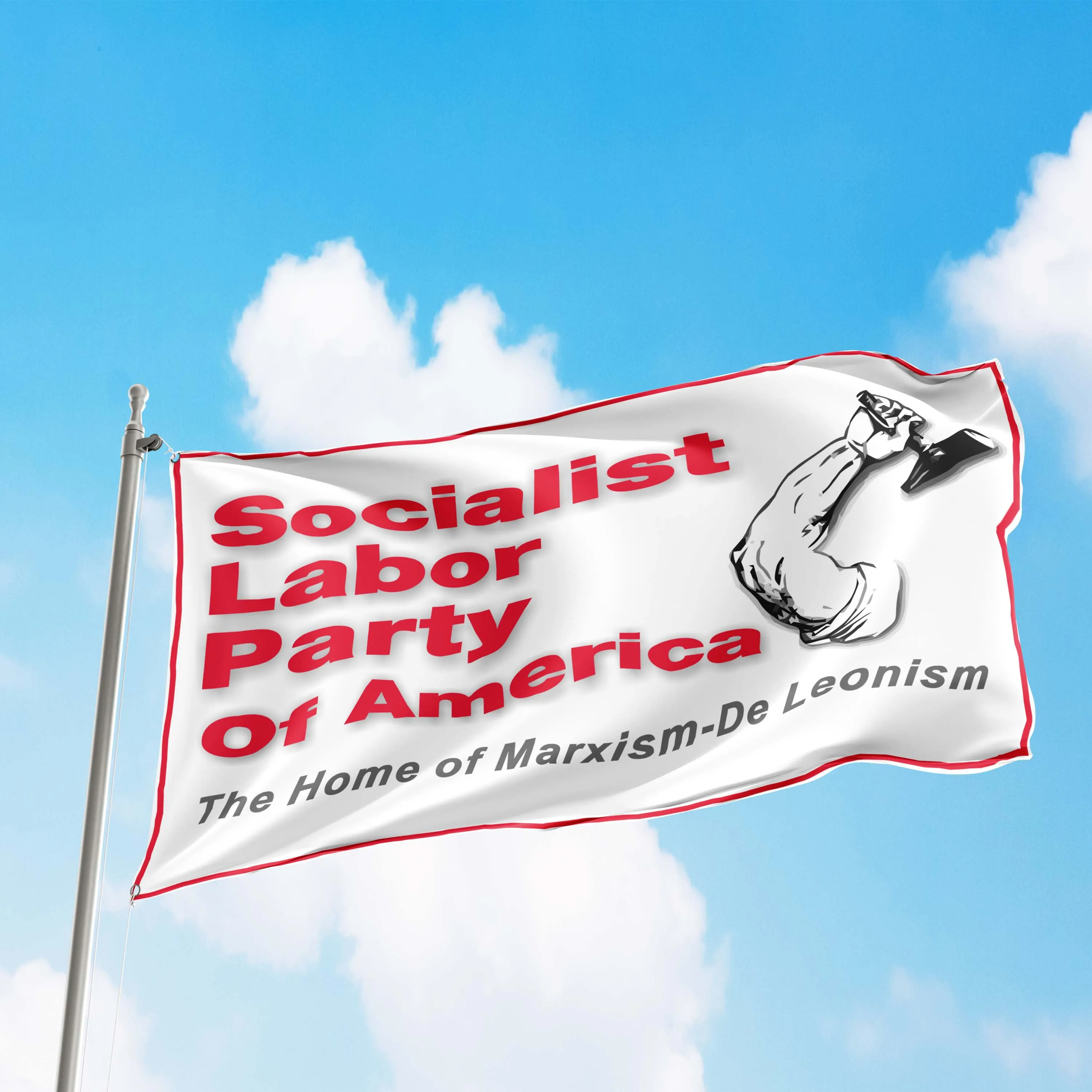 Socialist Labor Party USA Flag Banner