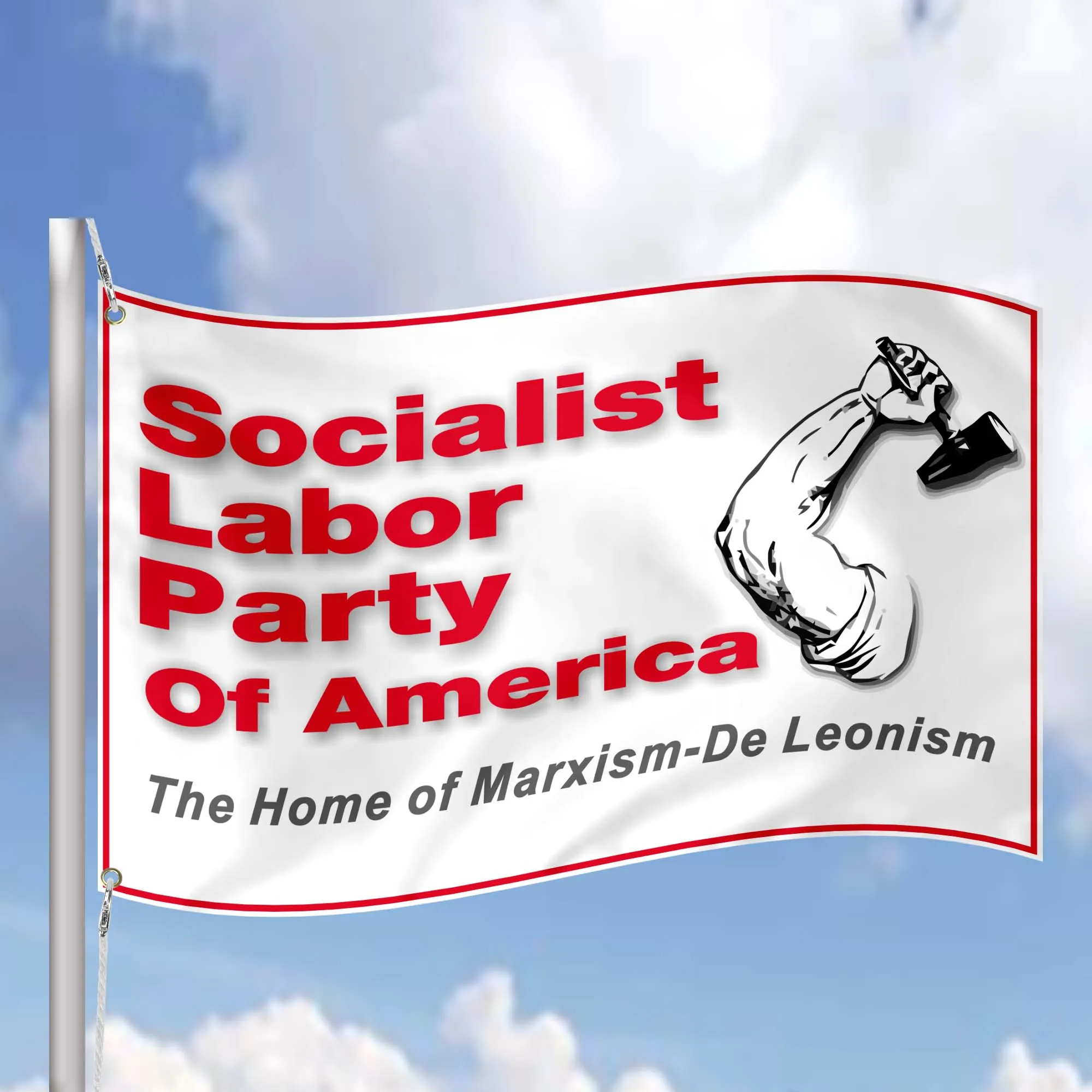 Socialist Labor Party USA Flag Banner