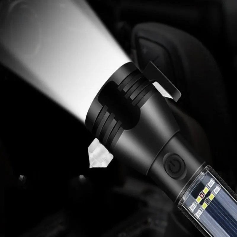 Solar LED Flashlight Multi-Function