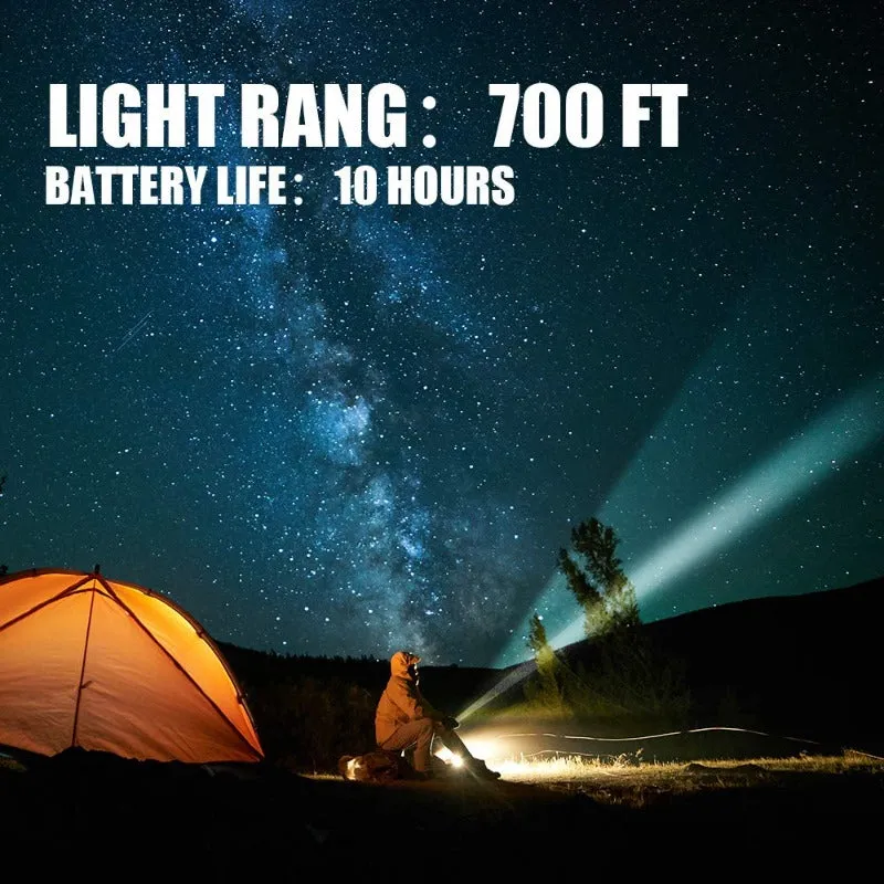 Solar LED Flashlight Multi-Function
