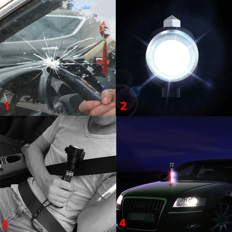 Solar LED Flashlight Multi-Function