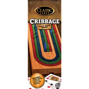 Solid Wood Cribbage