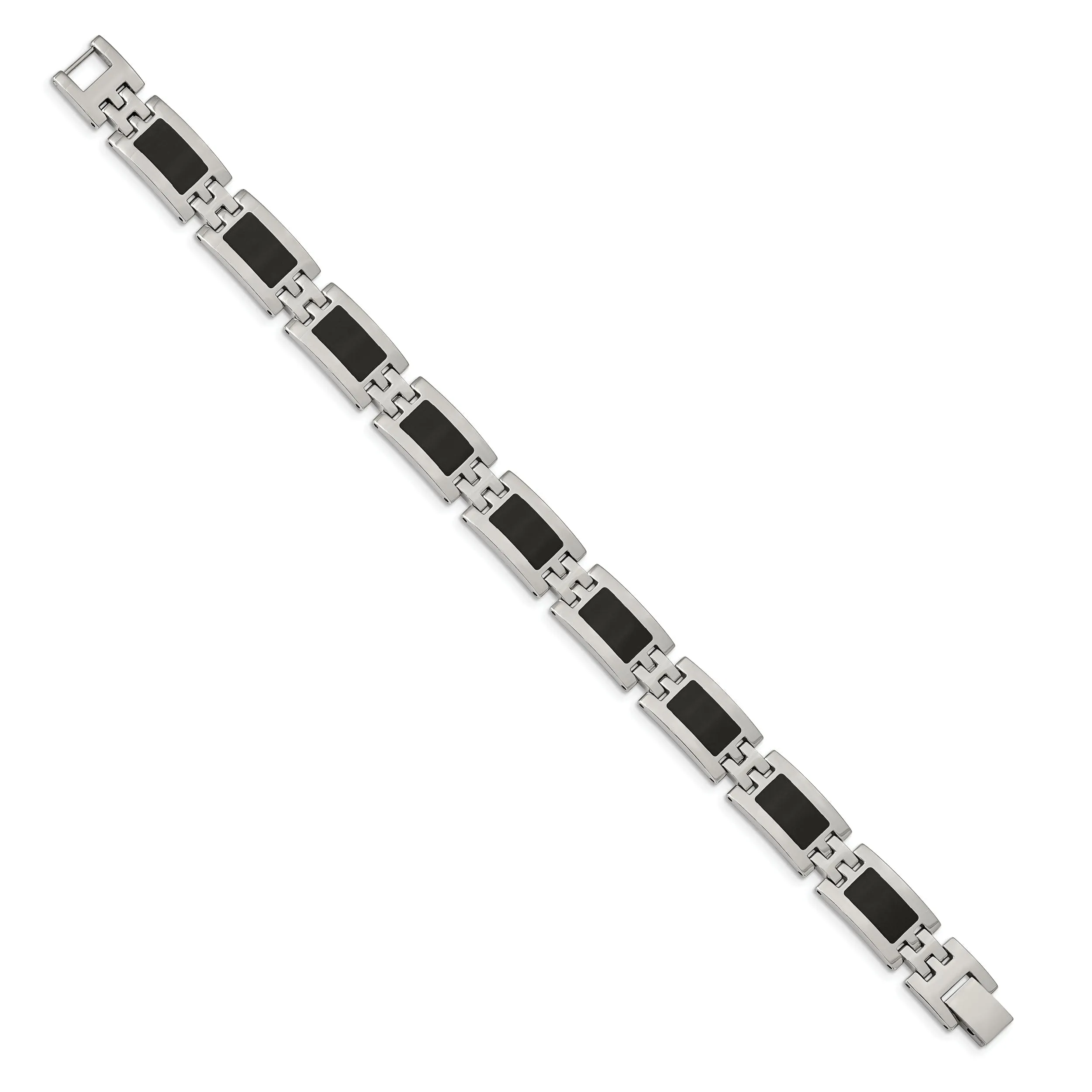 Stainless Steel Fold Over Bracelet