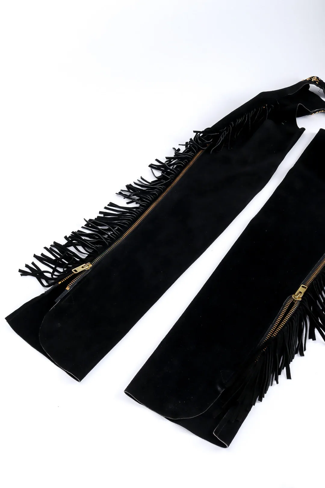 Stardust Studded Suede Fringe Chaps