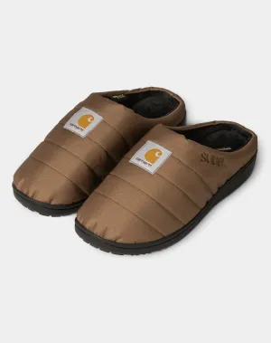 SUBU X CARHARTT WIP CORDURA SLIPPERS HAM. BROWN