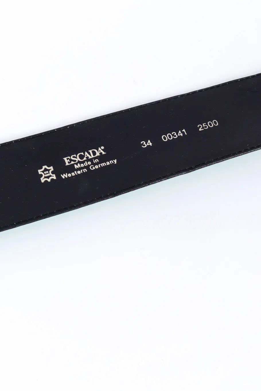 Suede Color Block Belt
