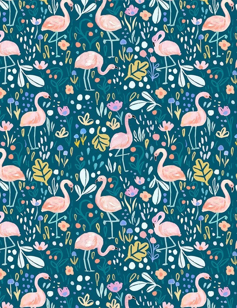 Summer Lovin Flamingo Fling in Mutli by Clara Jean