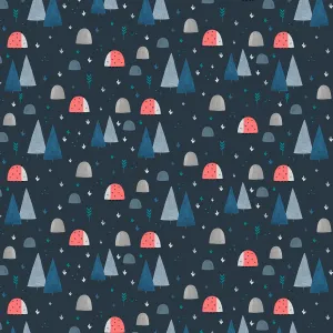Summer Skies Ladybug Land in Midnight by Aljit Emmens