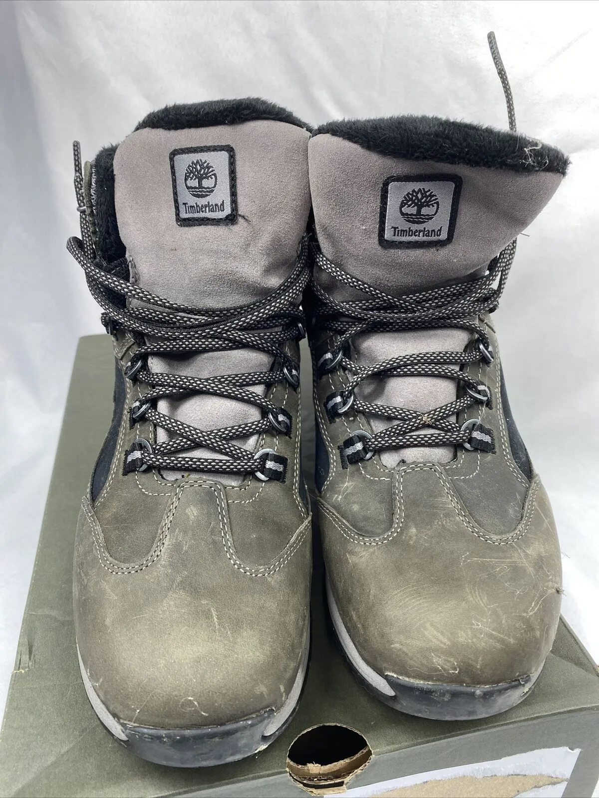 Timberland 9 WOMEN'S MT. MADDSEN WATERPROOF WINTER HIKING BOOT GREY
