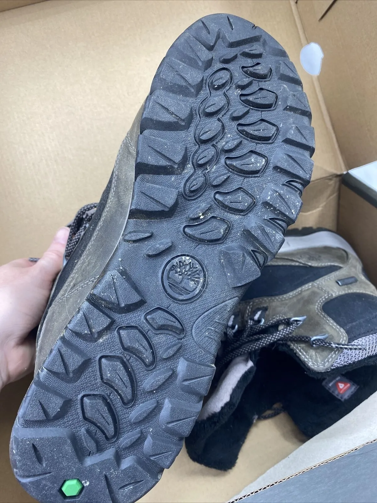 Timberland 9 WOMEN'S MT. MADDSEN WATERPROOF WINTER HIKING BOOT GREY