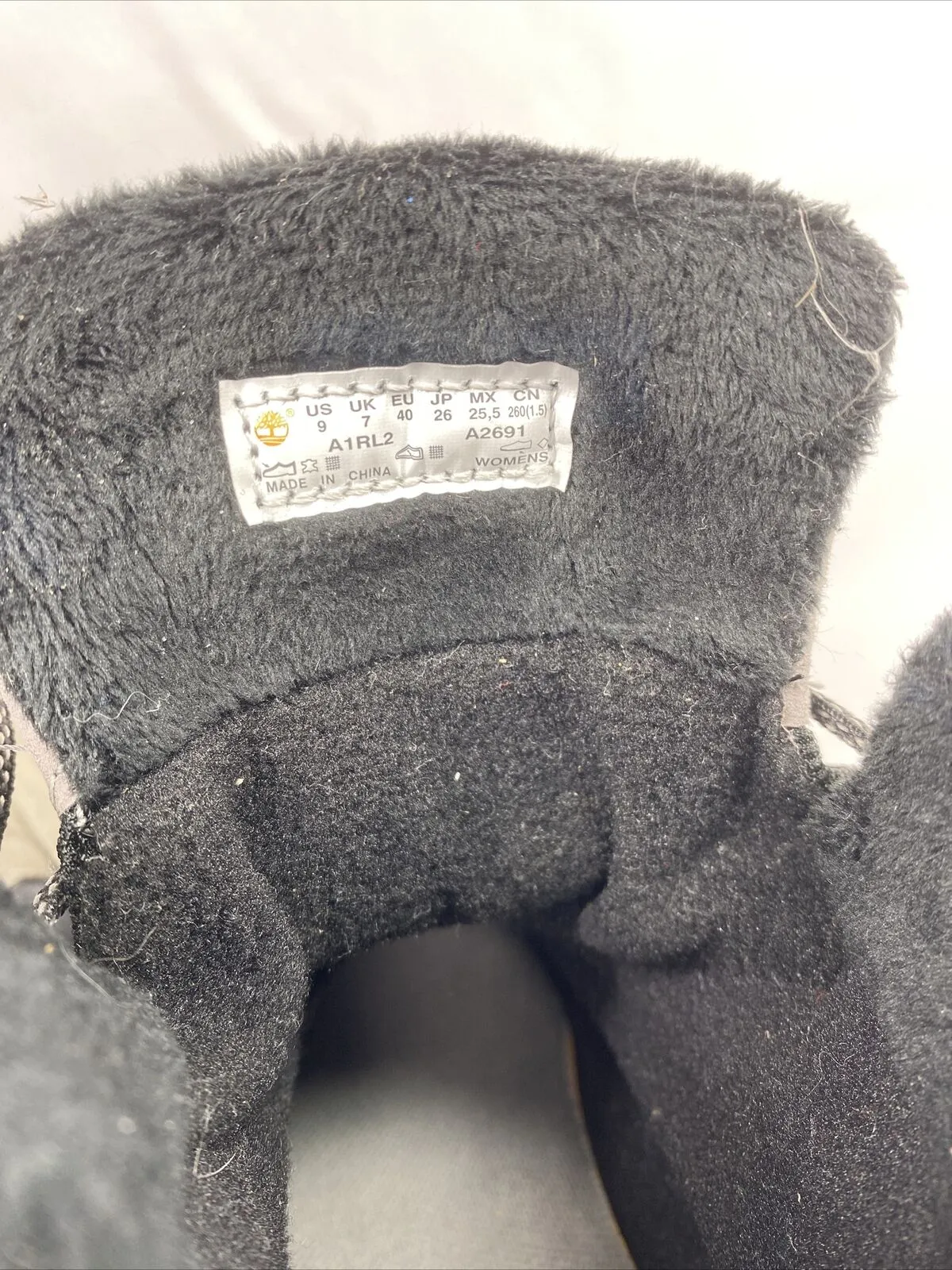 Timberland 9 WOMEN'S MT. MADDSEN WATERPROOF WINTER HIKING BOOT GREY