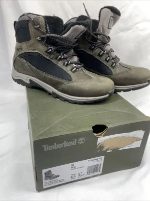 Timberland 9 WOMEN'S MT. MADDSEN WATERPROOF WINTER HIKING BOOT GREY