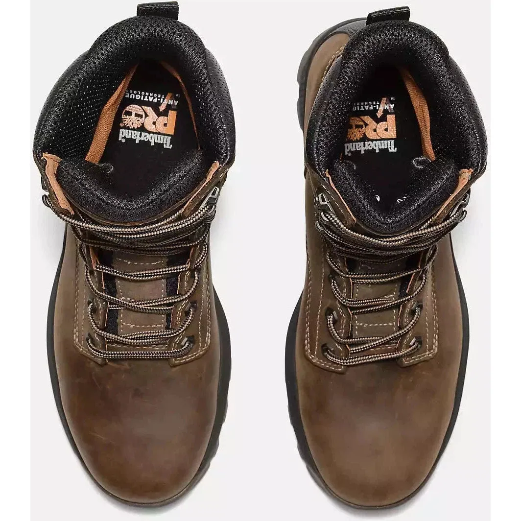 Timberland Pro Men's Titan EV 8" Comp Toe WP Work Boot -Brown- TB0A66QQEM4