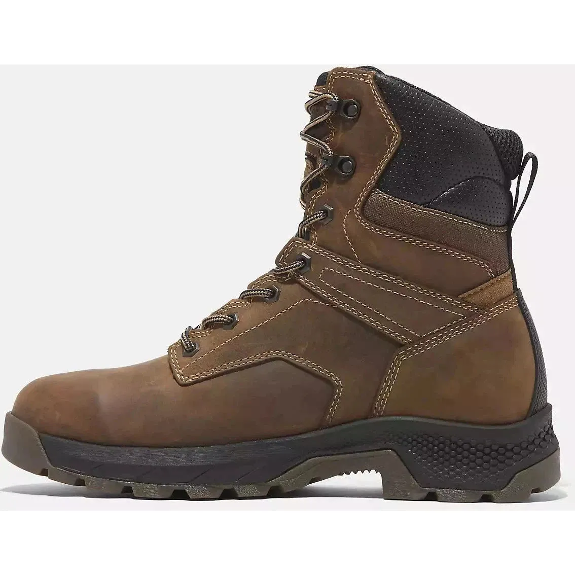 Timberland Pro Men's Titan EV 8" Comp Toe WP Work Boot -Brown- TB0A66QQEM4