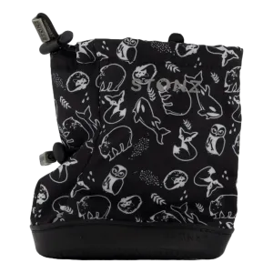Toddler Booties Black