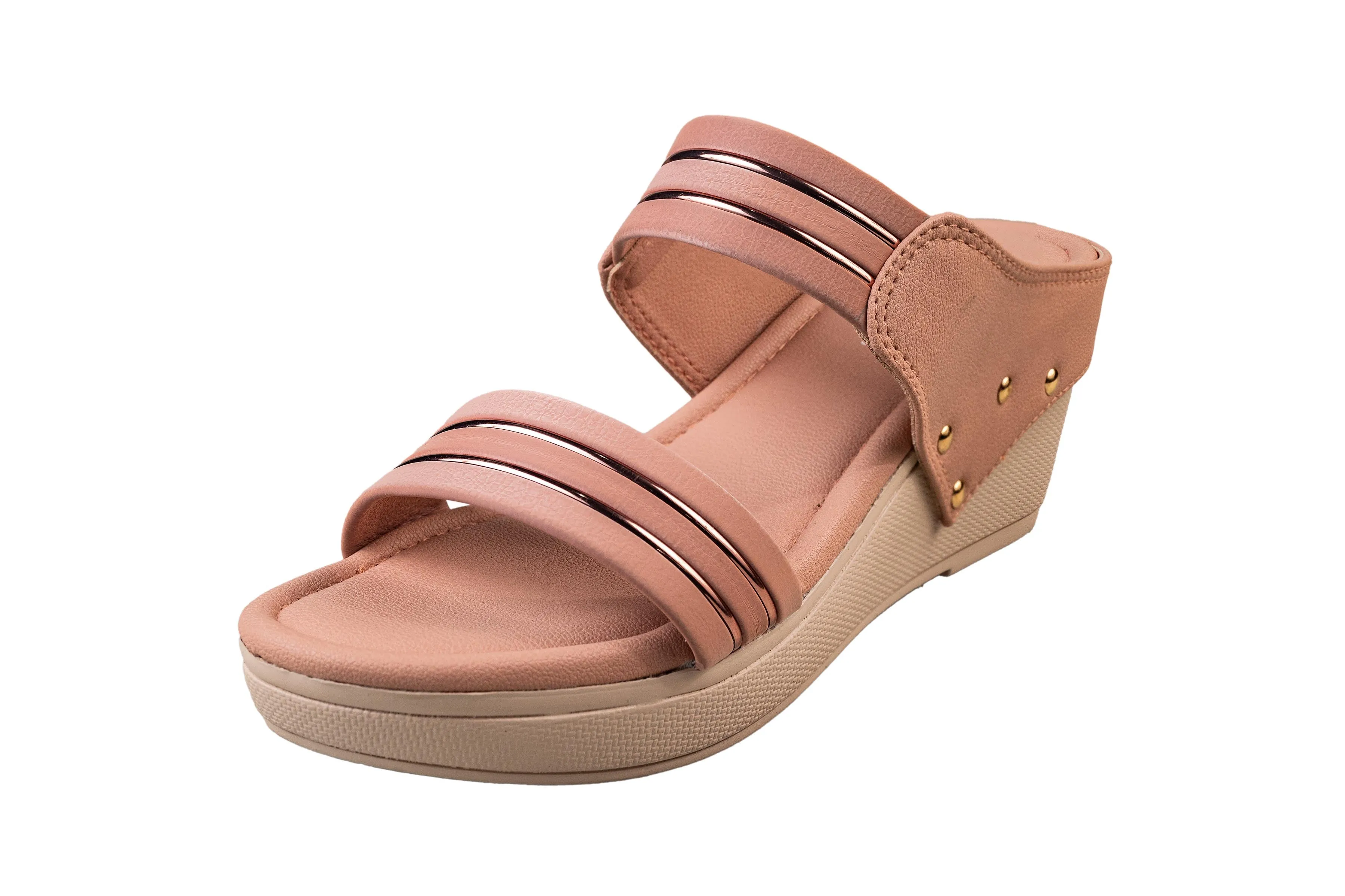 Trendz Ladies Peach Chappal