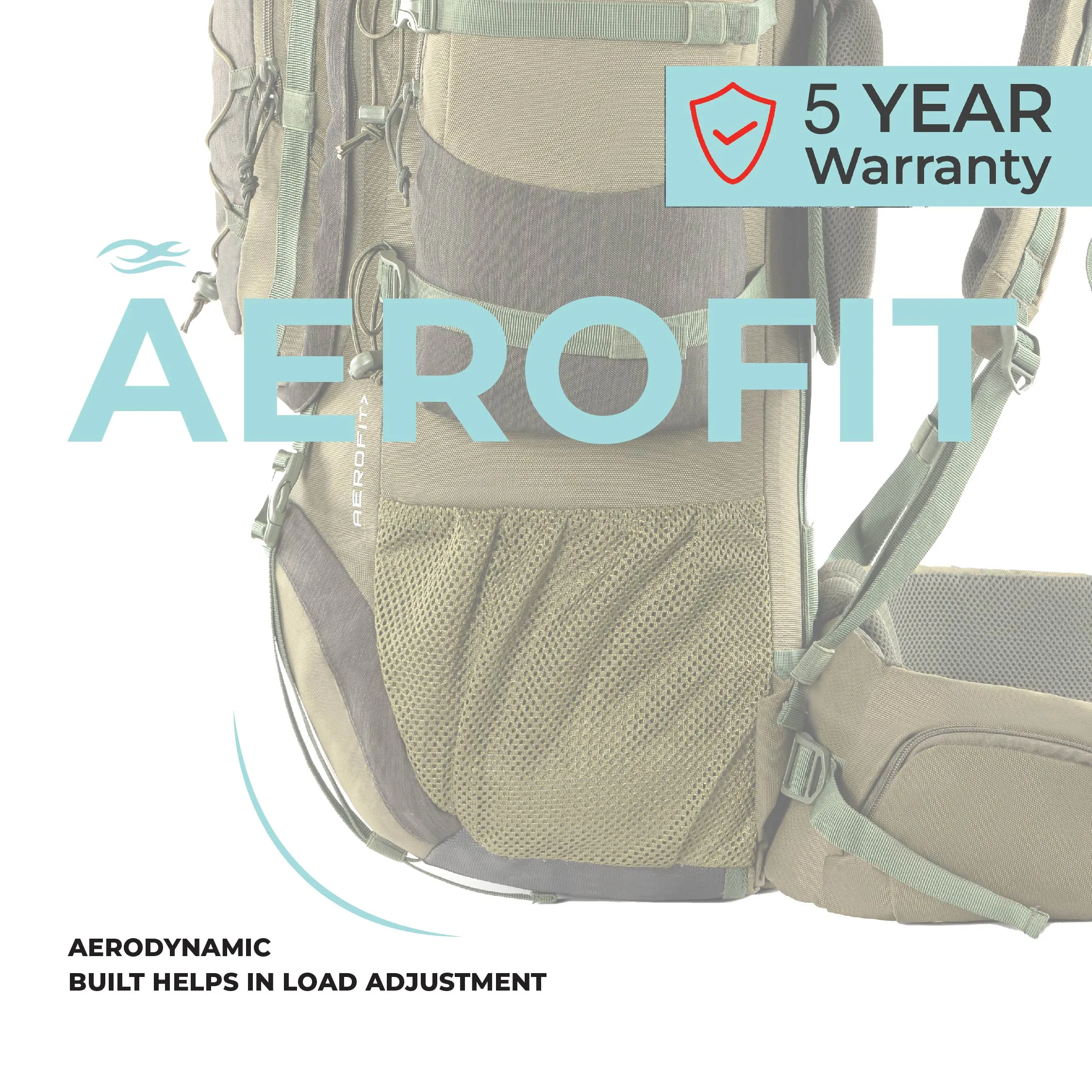 Tripole Walker Pro Metal Frame Rucksack with Rain Cover for Trekking & Travel | Front Opening | Laptop Sleeve | Men & Women | 5 Year Warranty | 80 Litre | Olive Green