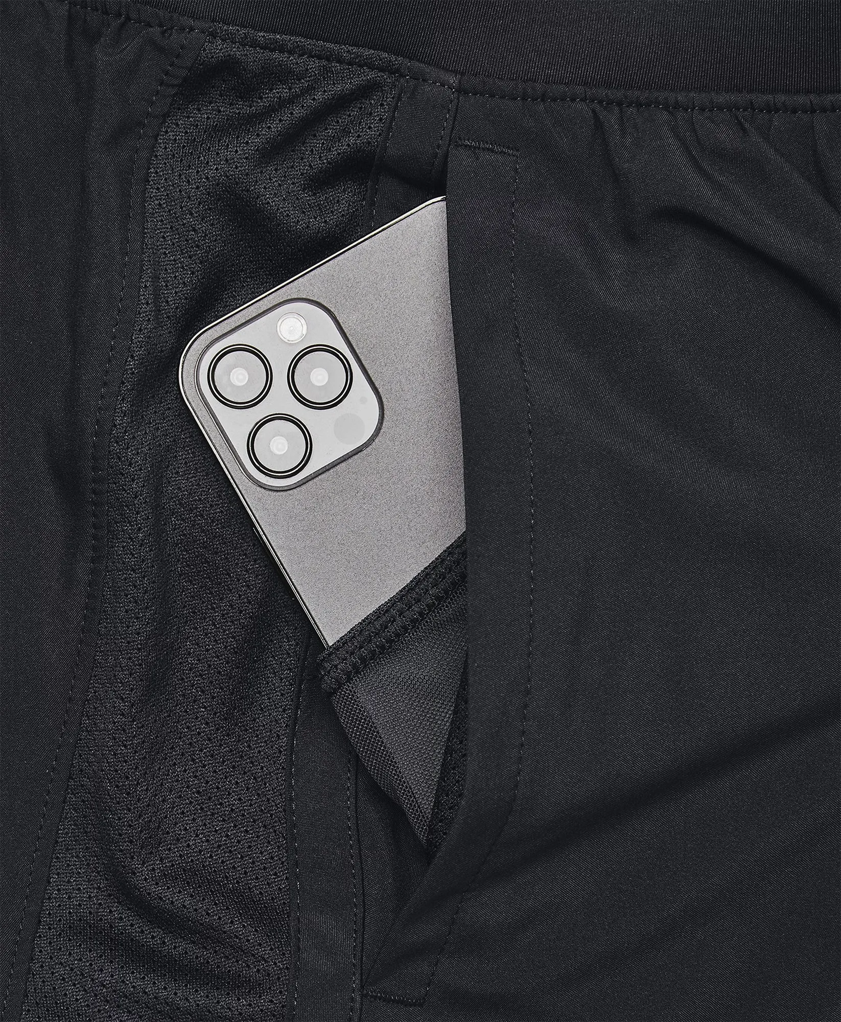 Under Armour Launch 2 In 1 Mens Running Shorts - Black