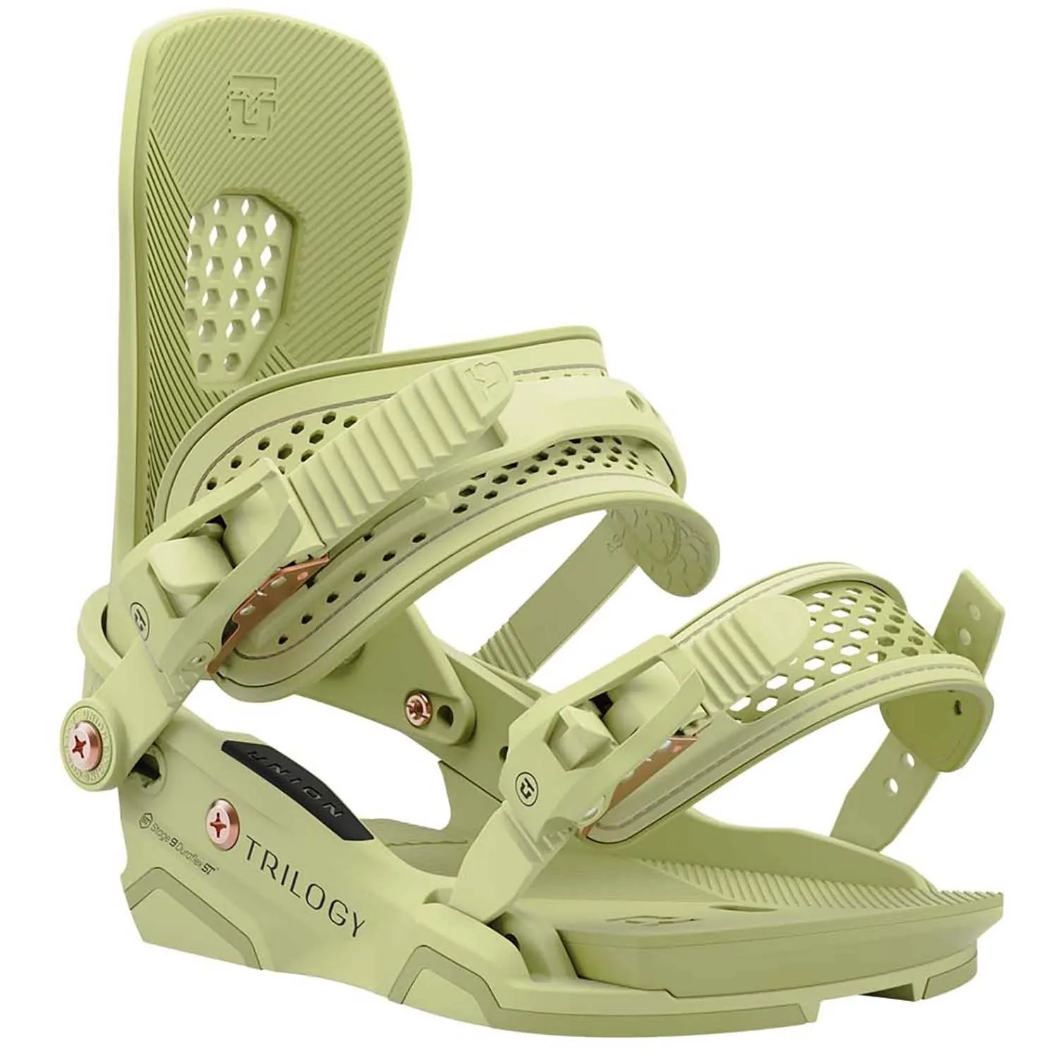 Union Trilogy Snowboard Bindings Womens 2025 Green