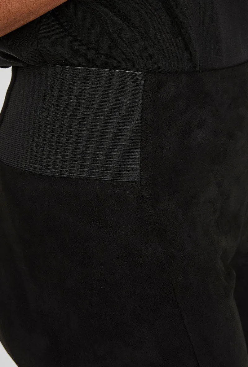 VERO MODA CAVA FAUX SUEDE LEGGINGS