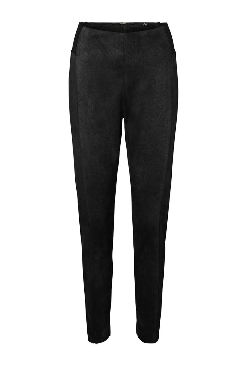 VERO MODA CAVA FAUX SUEDE LEGGINGS