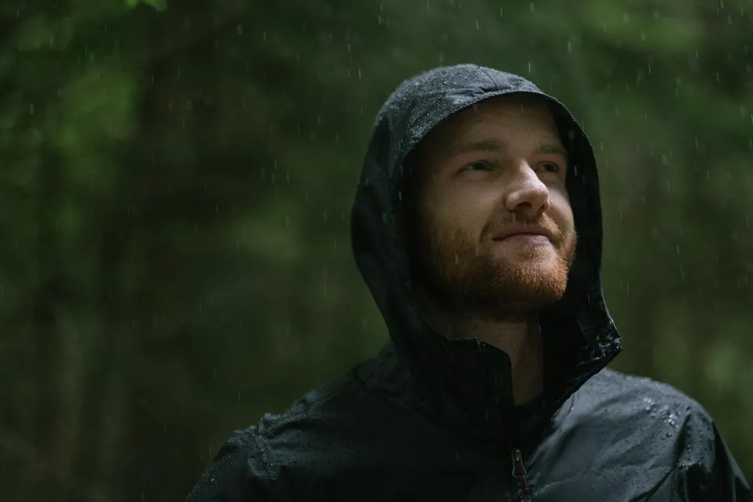 Veste coupe vent et déperlante de randonnée - Raincut Full Zip - Homme