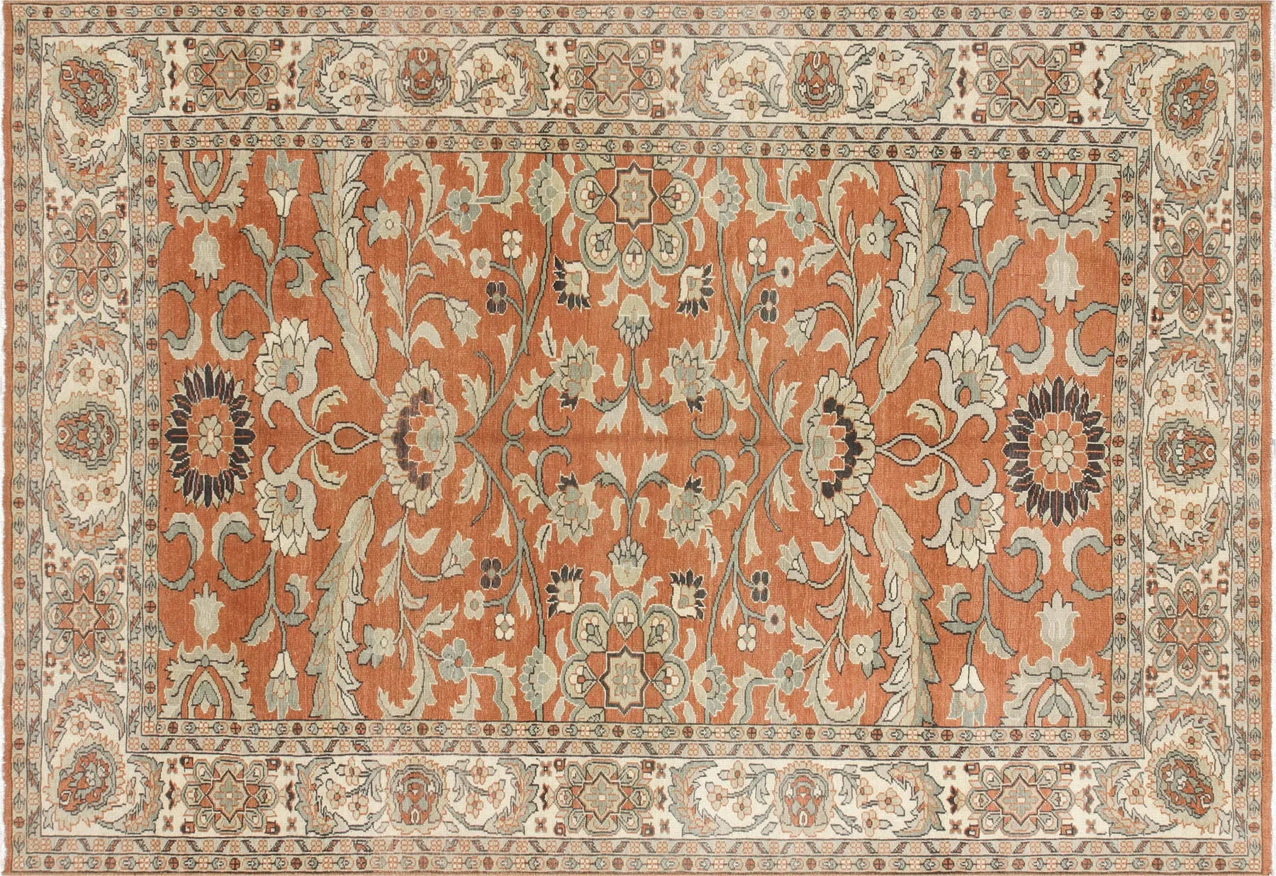 Vintage Egyptian Sultanabad Rug - 6'1" x 8'9"