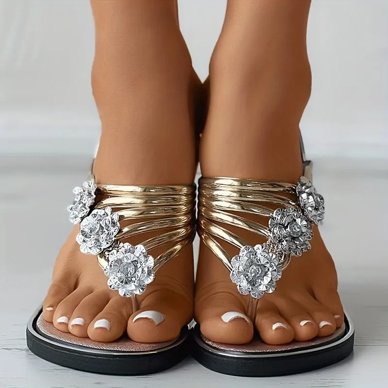 Vittoria® | Diamond flower sandals