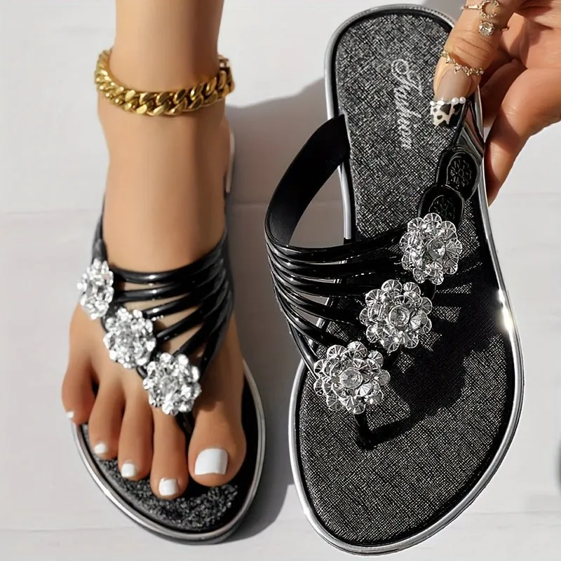 Vittoria® | Diamond flower sandals