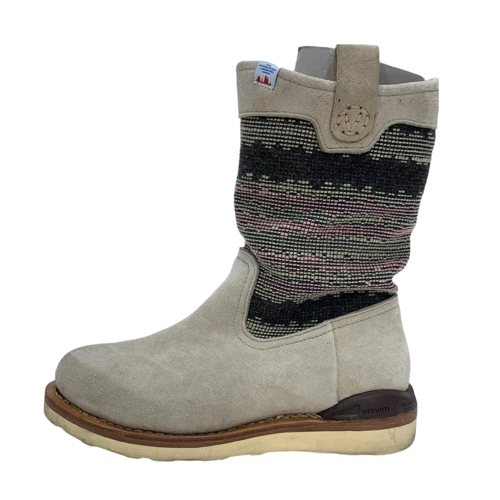 [W7] Visvim 11SS Wabanaki Boots Folk Blanket Sand