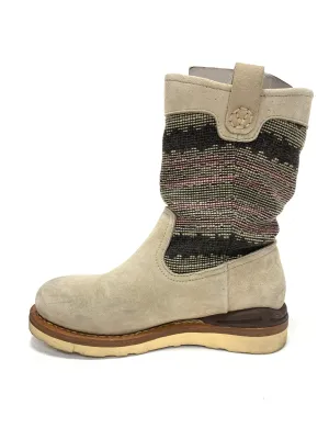 [W7] Visvim 11SS Wabanaki Boots Folk Blanket Sand