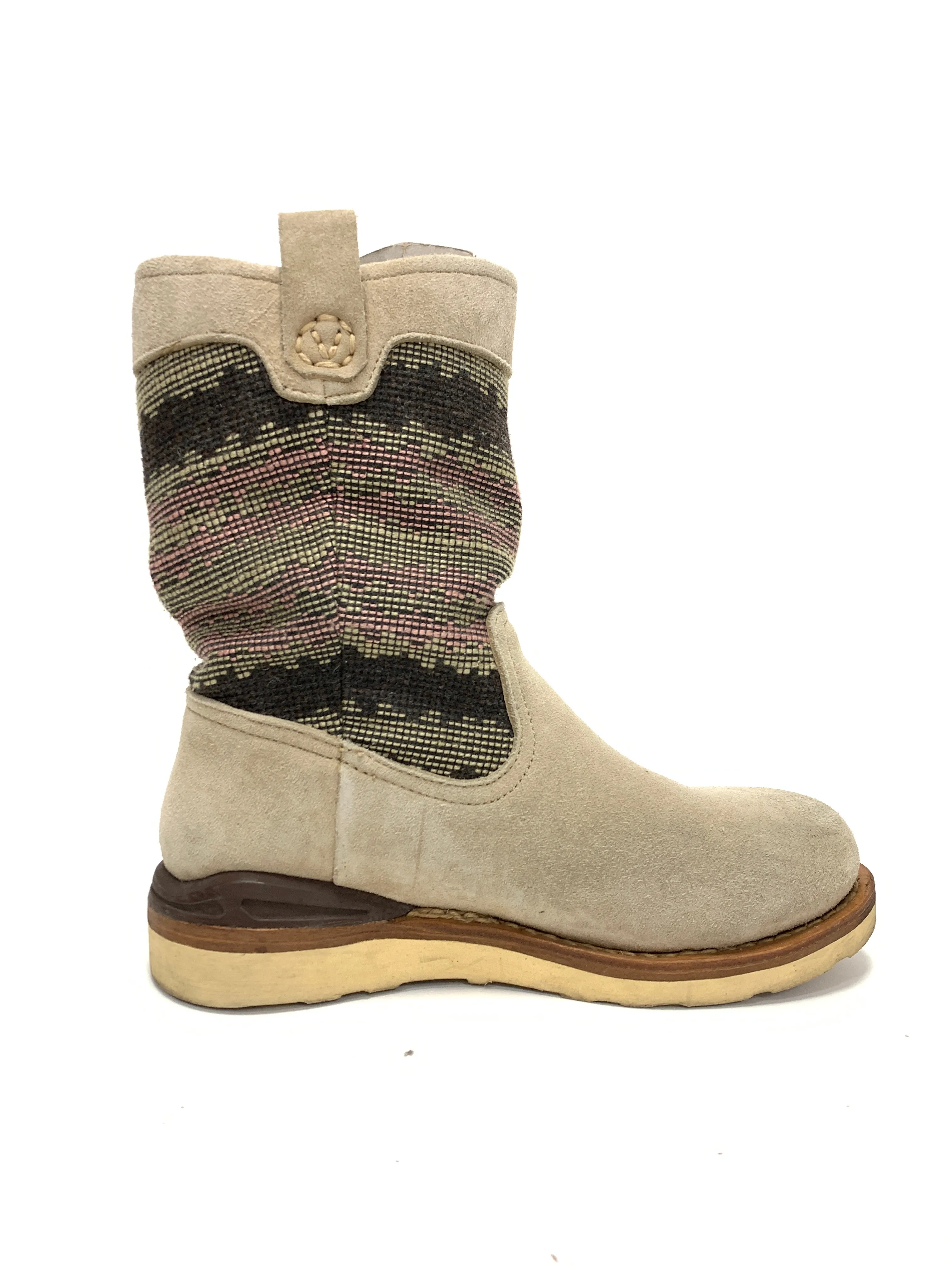[W7] Visvim 11SS Wabanaki Boots Folk Blanket Sand