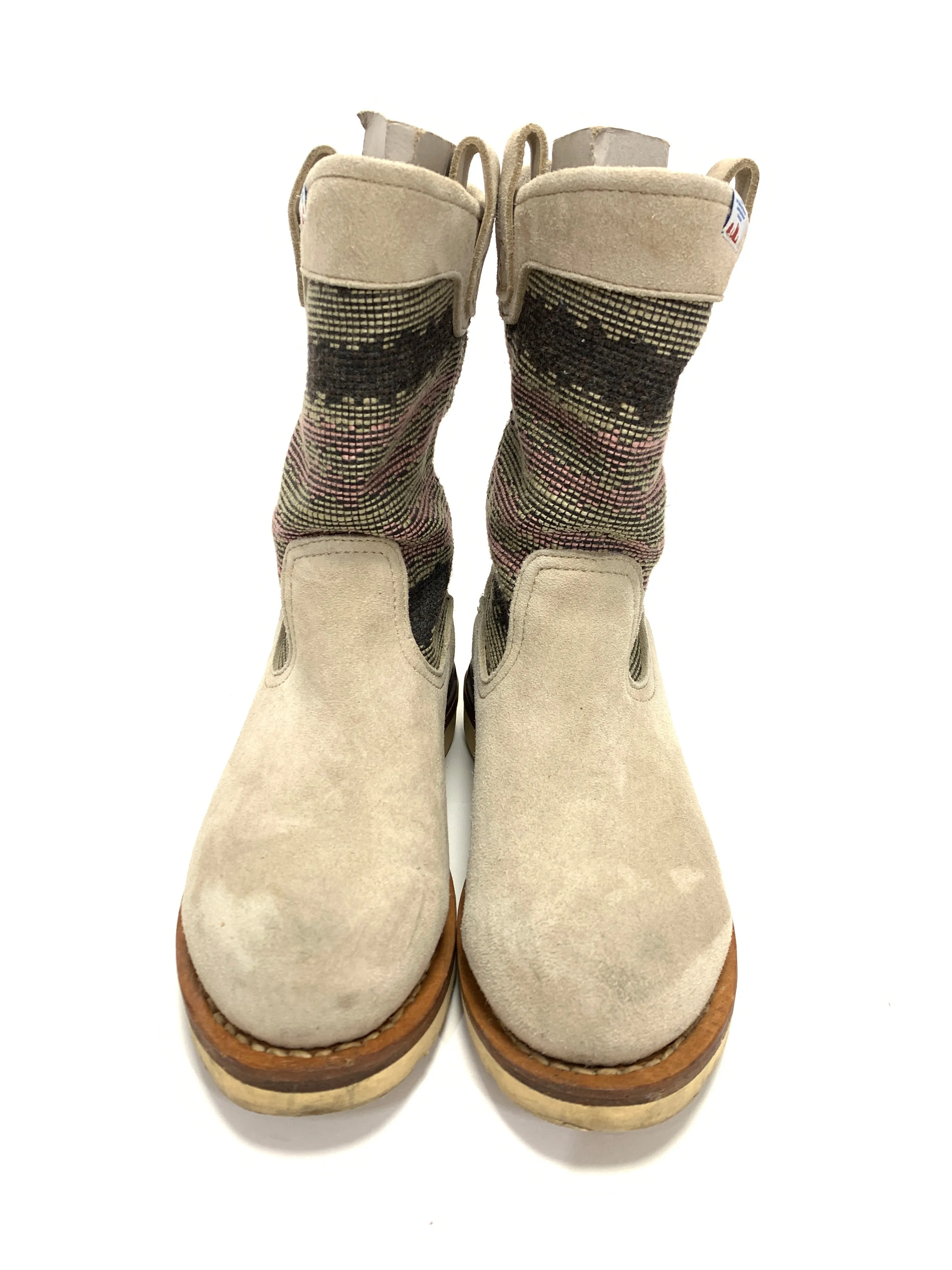 [W7] Visvim 11SS Wabanaki Boots Folk Blanket Sand