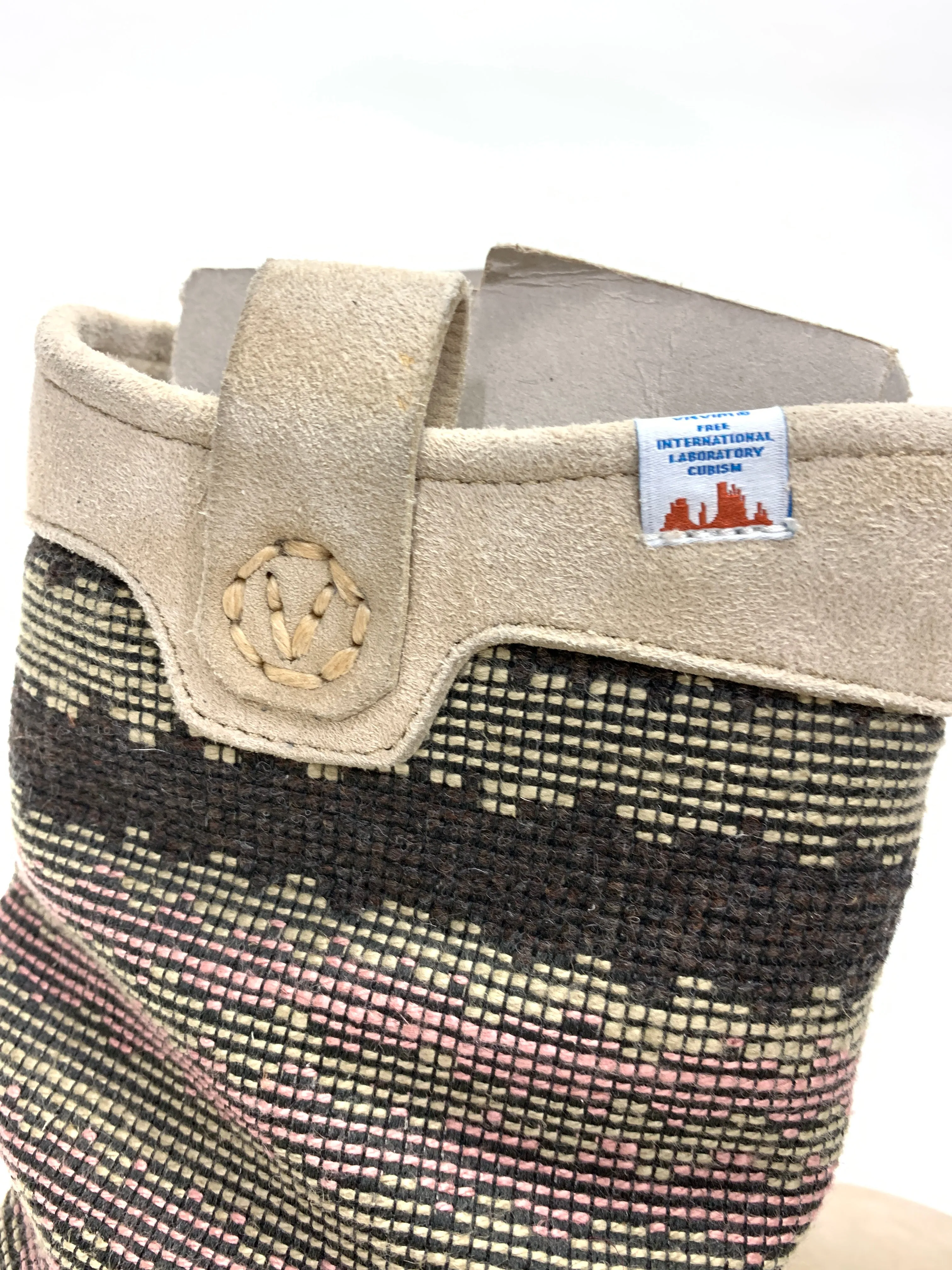 [W7] Visvim 11SS Wabanaki Boots Folk Blanket Sand
