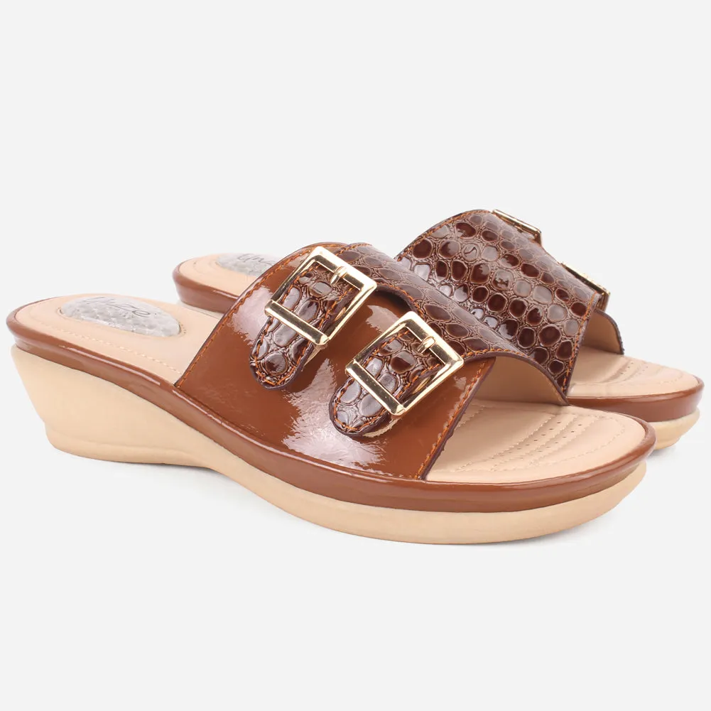 Women "HAZEL" Comfort Open Toe Slippers