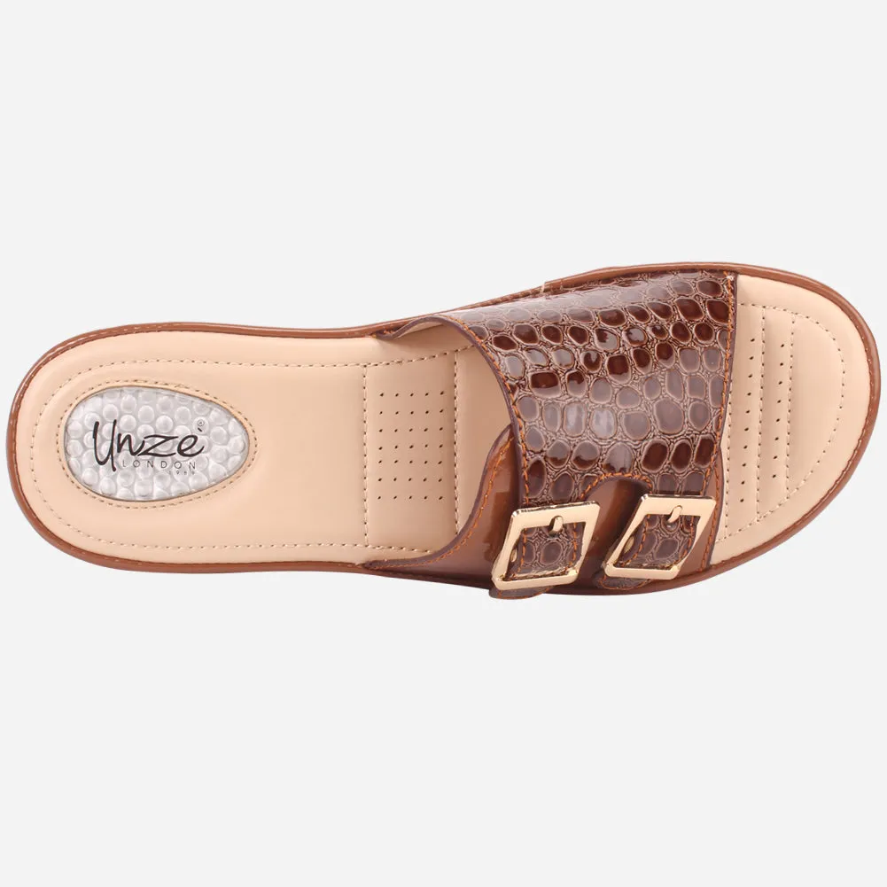 Women "HAZEL" Comfort Open Toe Slippers