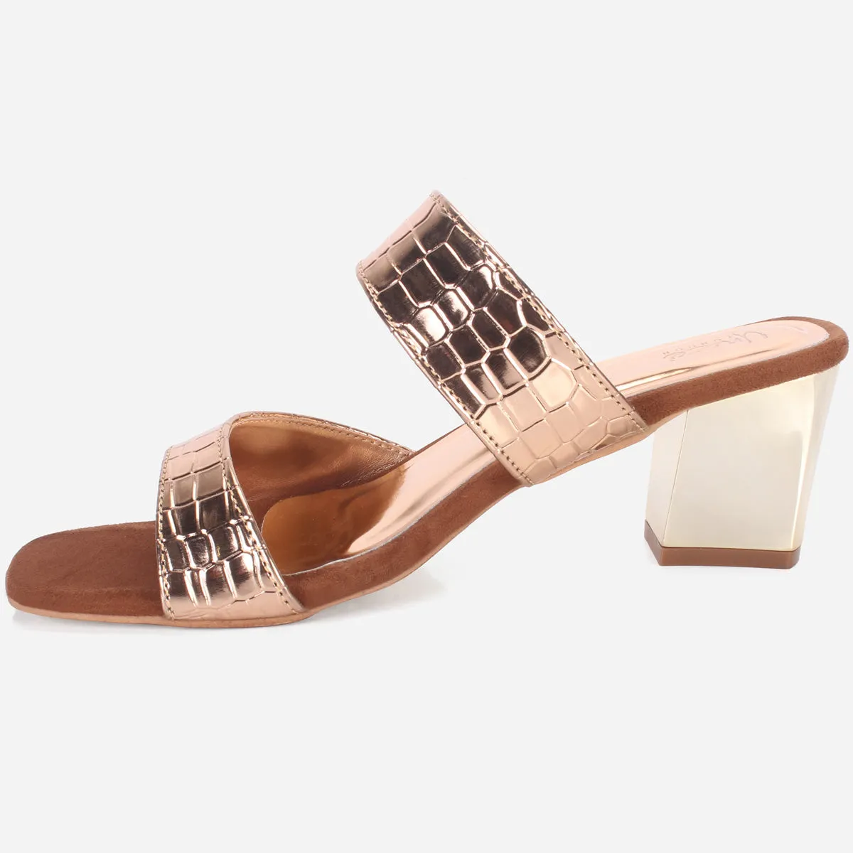Women "ROWAN" Fancy Block Heel Sandals