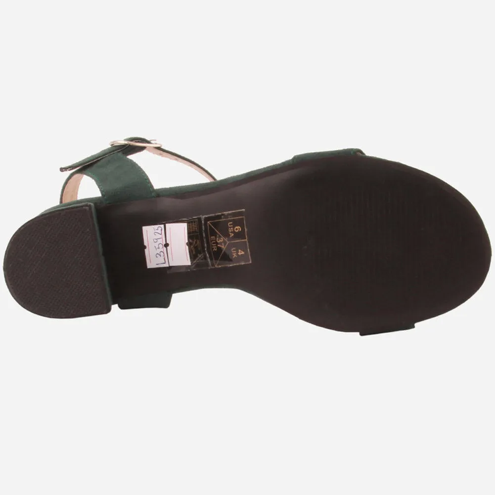 Women "SANDRA" Block Heel Stylish Sandals
