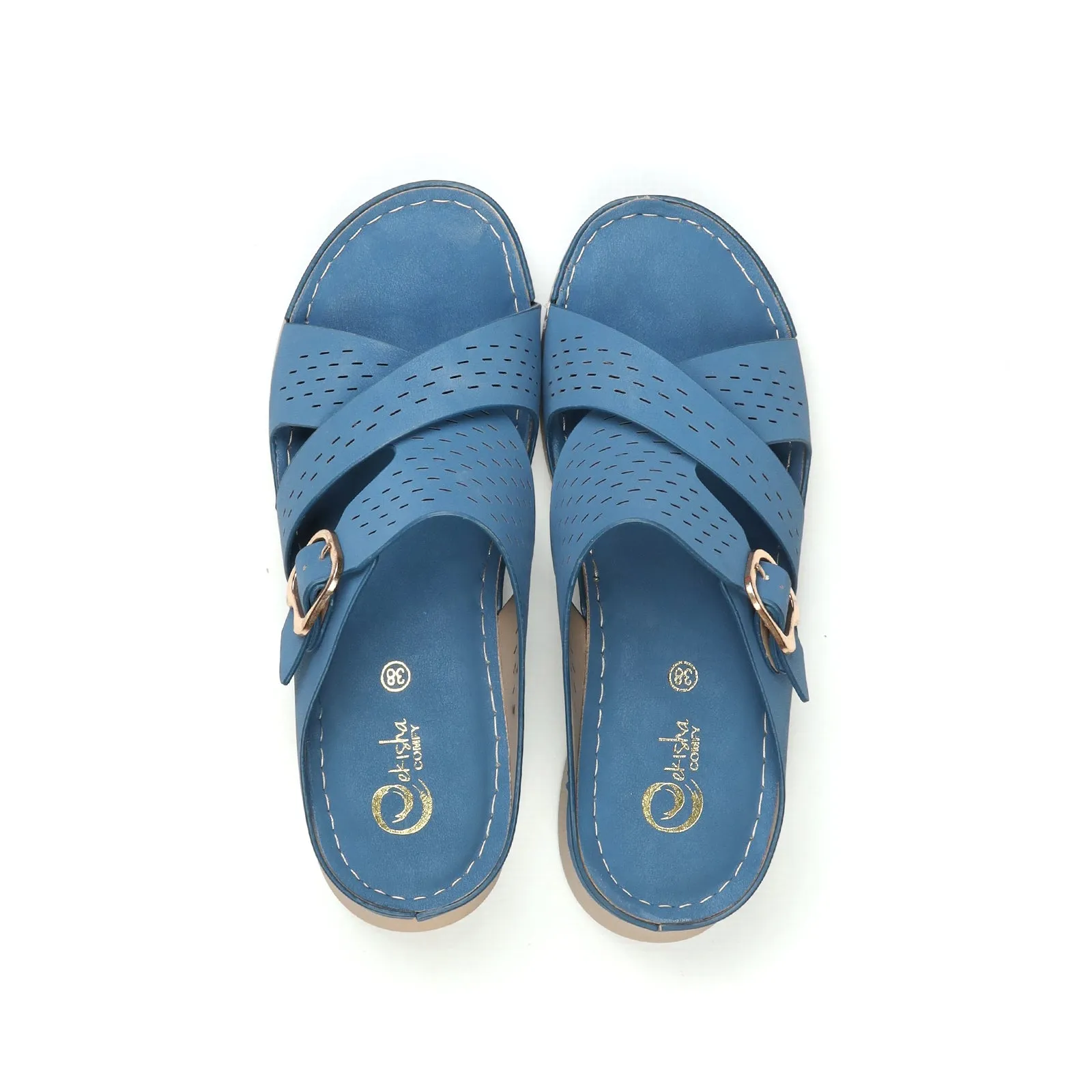 Women's Buckled Slippers