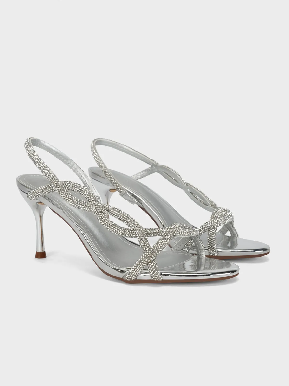 Women's "ADAGIO" Decorated Evening Sandals