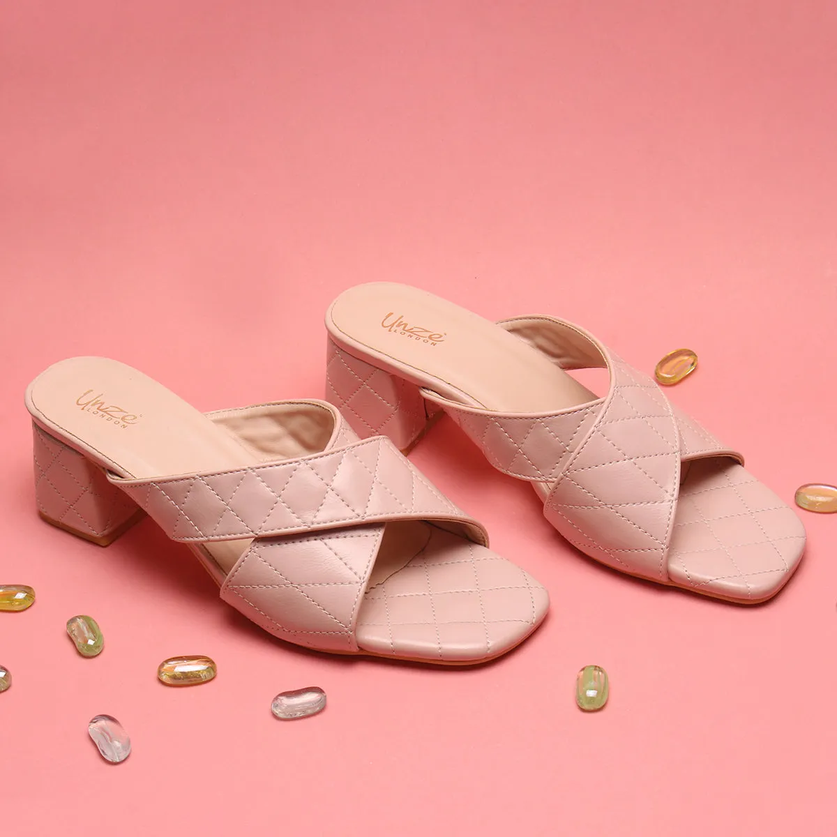 Women's "BAHITI" Quilted Crossbody Designer Sandals