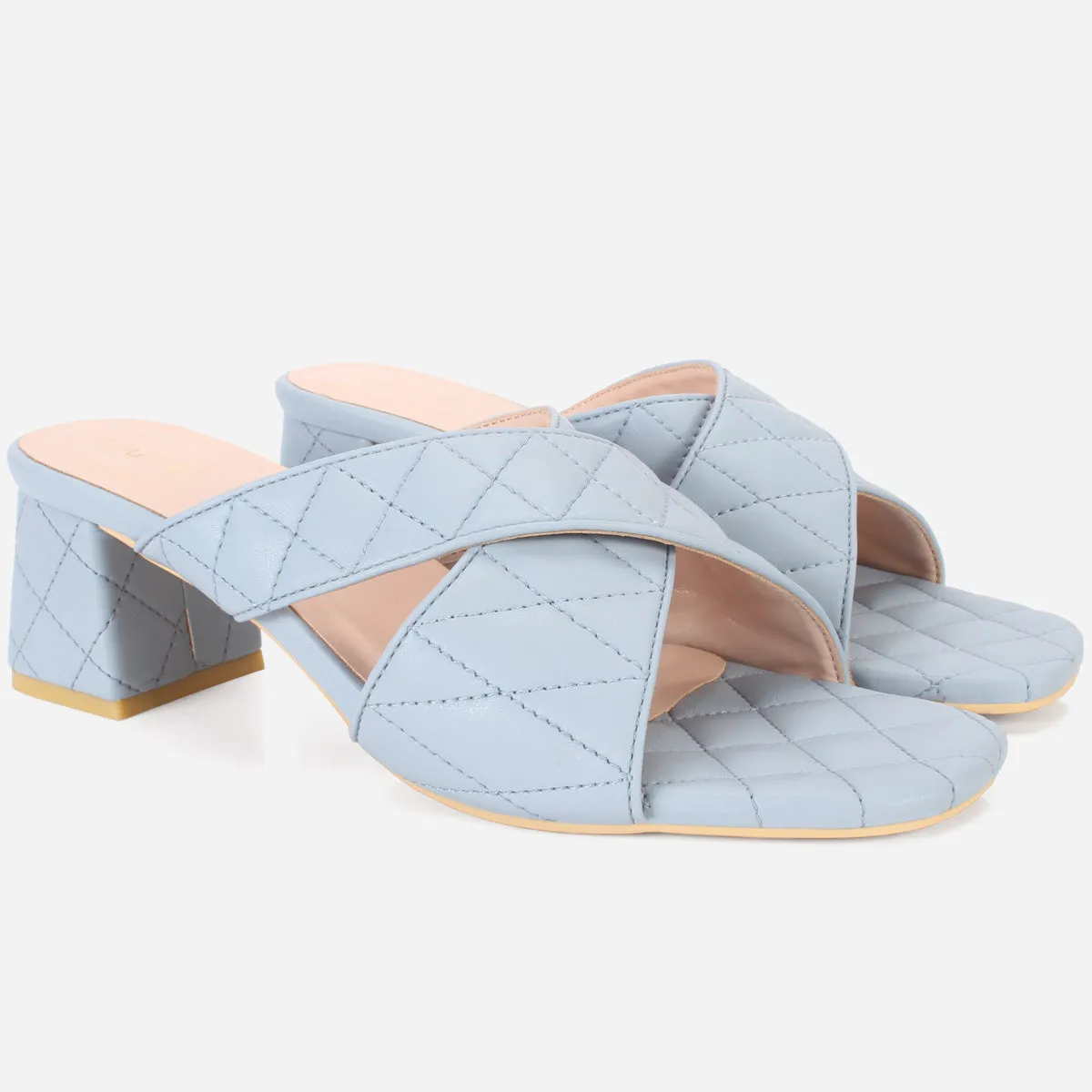 Women's "BAHITI" Quilted Crossbody Designer Sandals