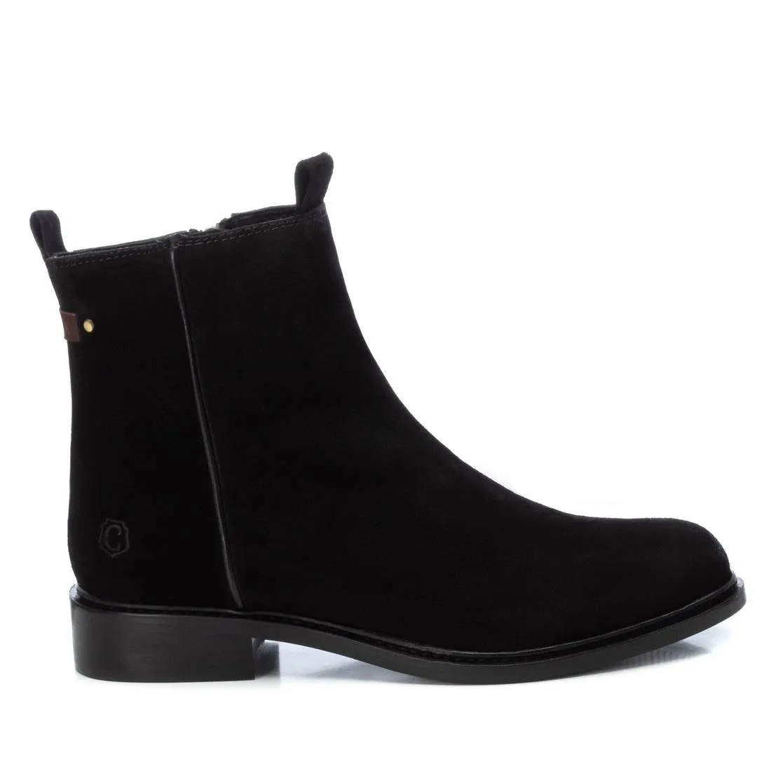 Women's Suede Booties Carmela Collection By XTI 160930 Black