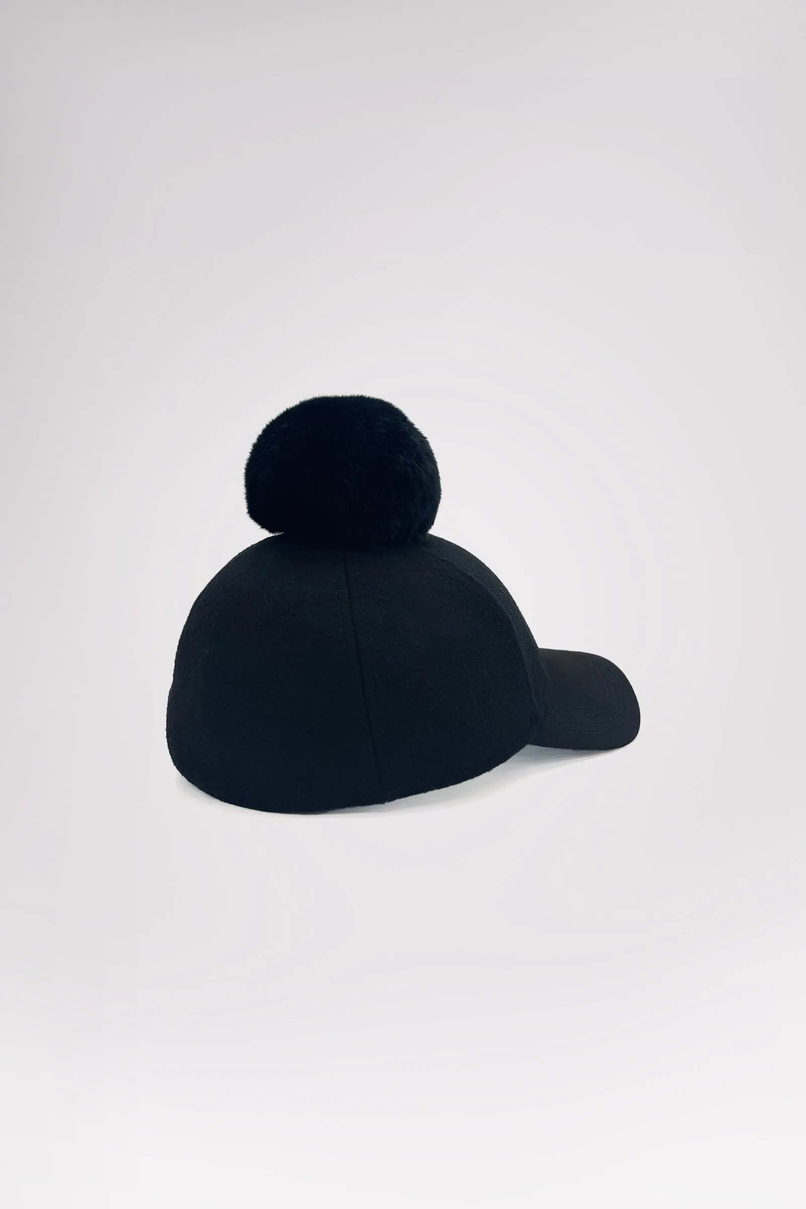 Wool Ball Cap for Women